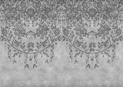 Фотообои CONCRETE LEAF 8, FLOWERS, Factura Фотообои CONCRETE LEAF 8, FLOWERS, Factura